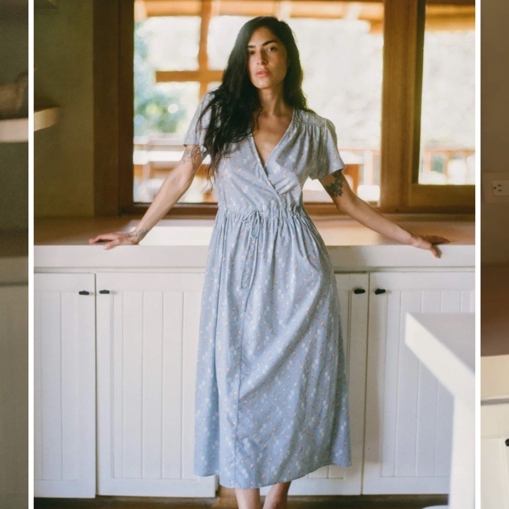 Beautiful organic cotton Christy Dawn Dawn Dress- NEW- petite large